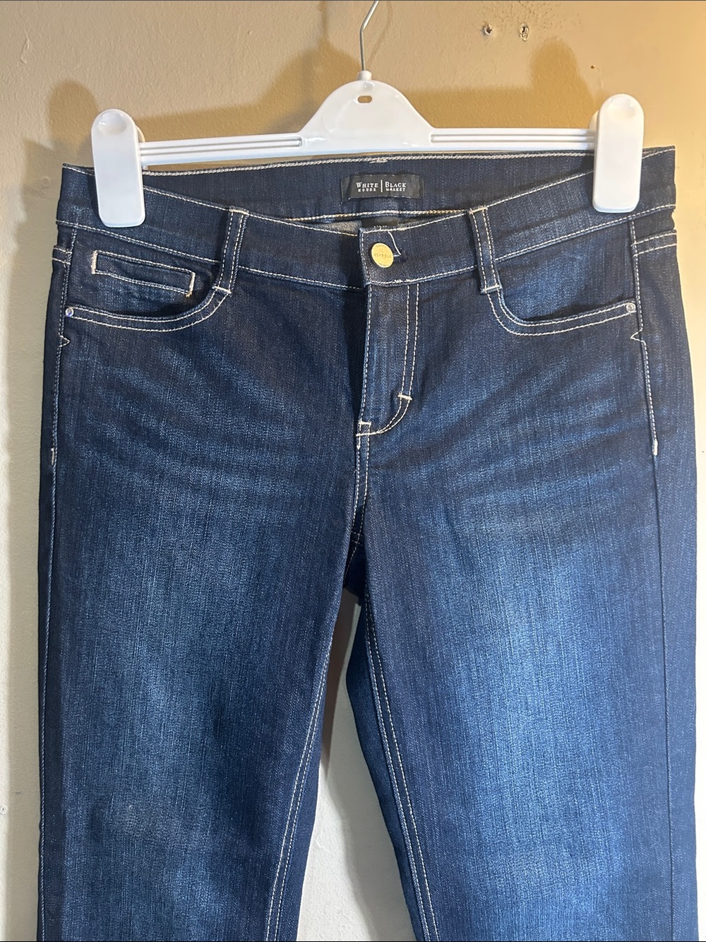 White House Black Market Indigo Straight Leg Jeans - Women's Size 4